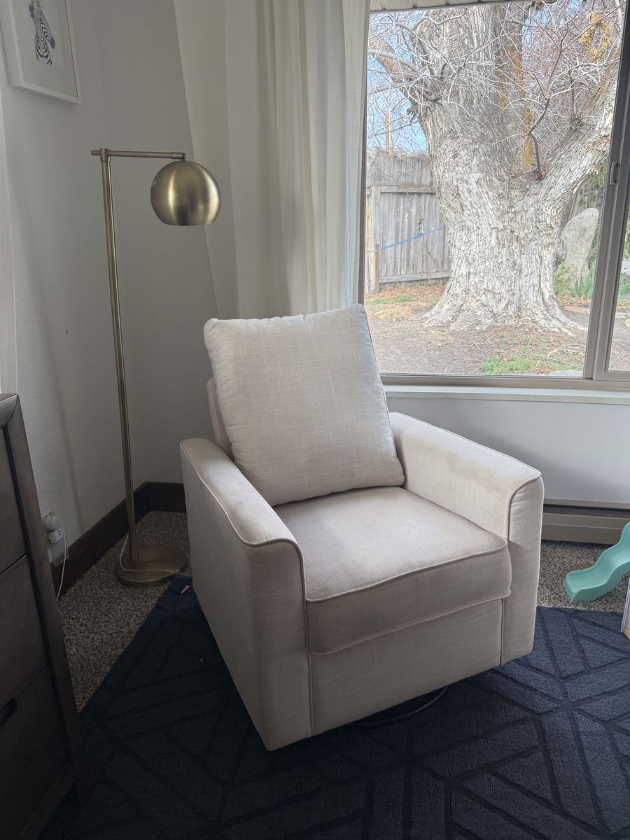 Swivel Glider Nursing Rocker Rocking Chair