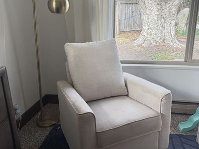 Swivel Glider Nursing Rocker Rocking Chair