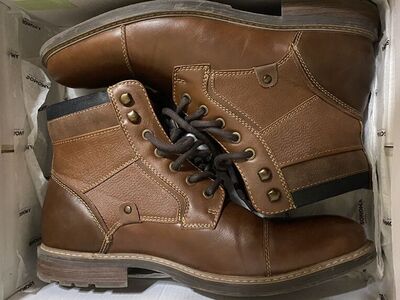 Men's Leather Boots - Sz 11