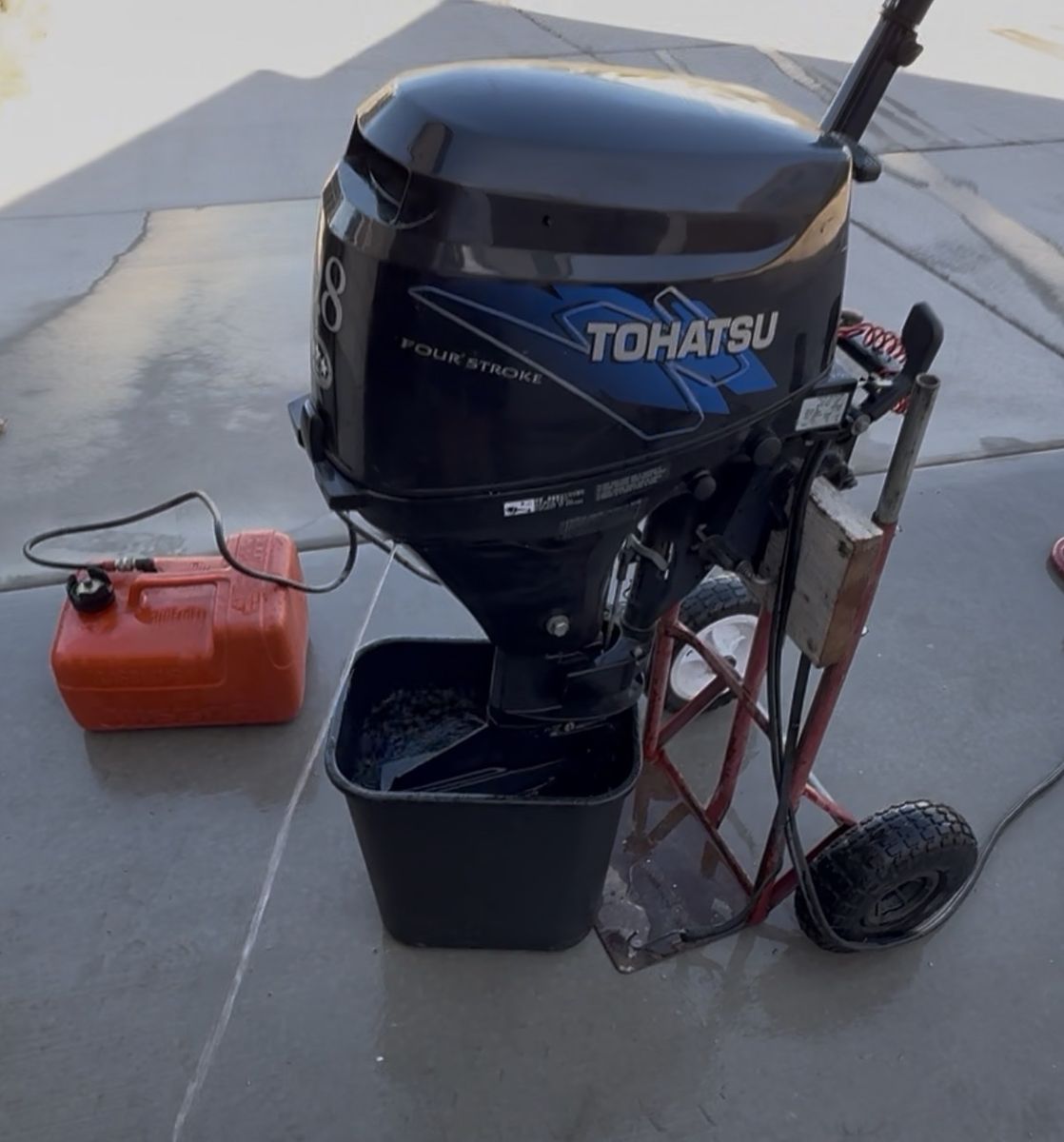 Tohatsu 9.8 HP Short Shaft 4-Stroke Outboard Motor (2009)