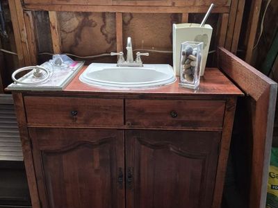 Bathroom vanity and sink