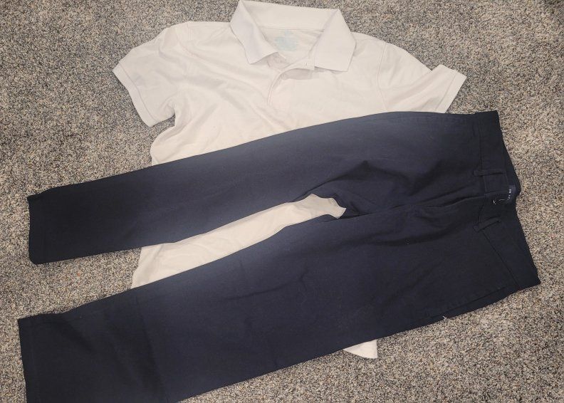 Boys School Uniform Clothing Lot (44 Pieces) - Pants, Shorts & Polo Shirts