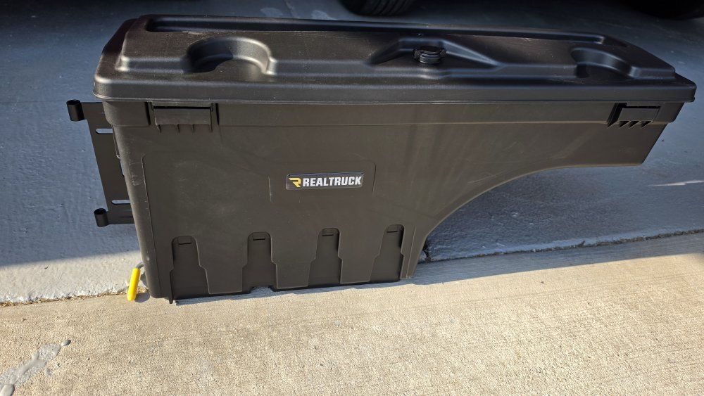 REALTruck UnderCover SC203D Swing Case Truck Bed Toolbox F-150 Std/Ext/Crew All Bed Lengths - Driver