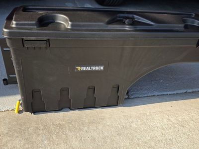 REALTruck UnderCover SC203D Swing Case Truck Bed Toolbox F-150 Std/Ext/Crew All Bed Lengths - Driver
