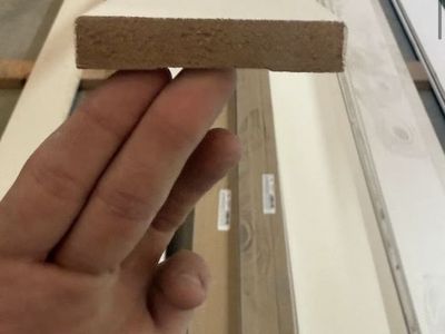 11/16" x 3 1/4" x 17' Primed MDF Door Casing #313 Bullnose