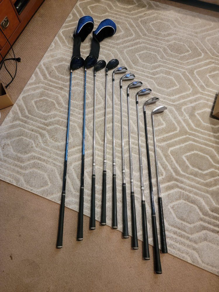 LEFT HANDED golf clubs