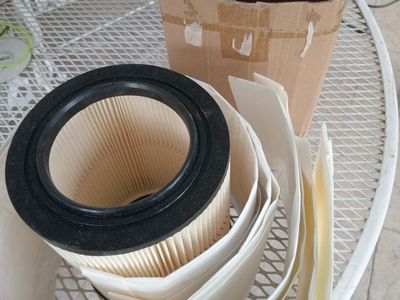 Ionizers Replacement Filter Cartridge for Wet/Dry Vacuums with Retainer Nut