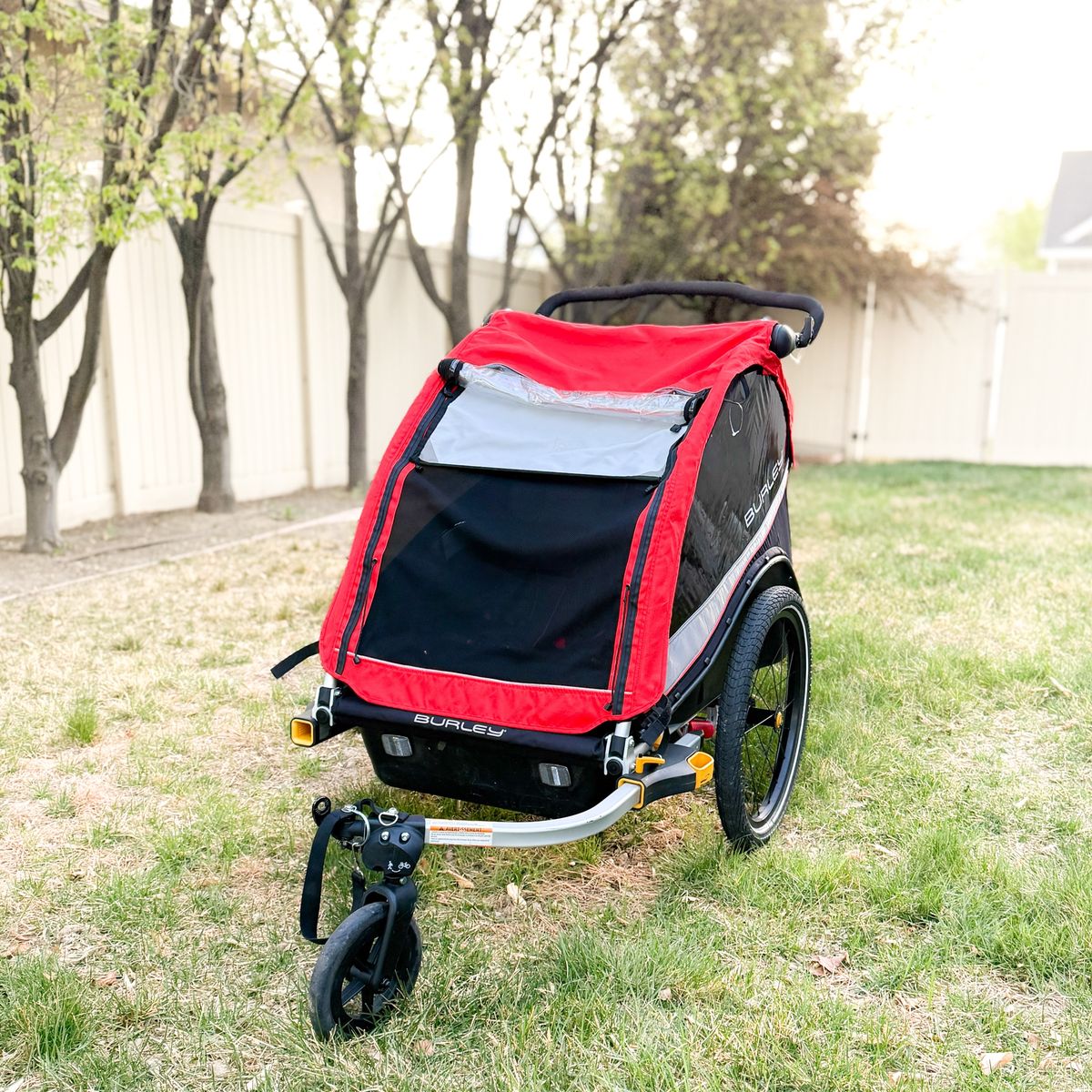 CLEAN Burley Cub X Double Bike Trailer Stroller
