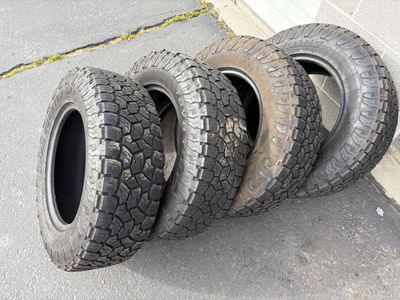 Set of 4 Used Toyo Open Country A/T III All-Terrain Tires