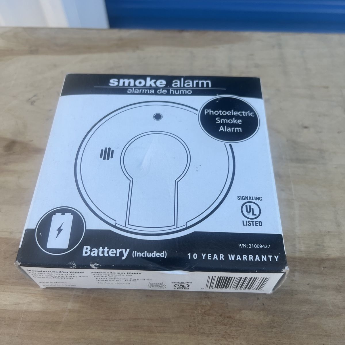 Kidde Battery Operated Photoelectric Sensor Smoke