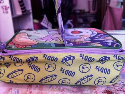 TheOdd1sOut Space Themed Insulated Lunch Bag Lunchbox with Zipper Closure