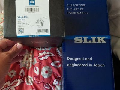 SIRUI VA-5-US Video Head & SLIK PRO CF-734 Tripod