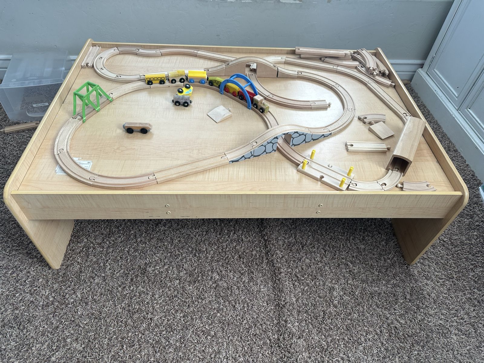 Train Table With Tracks