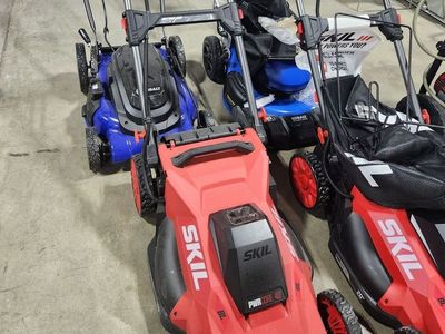 TESTED AND READY TO GO!! BATTERY LAWN MOWERS