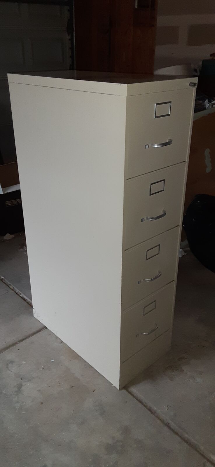 Metal 4 Drawer File Cabinet