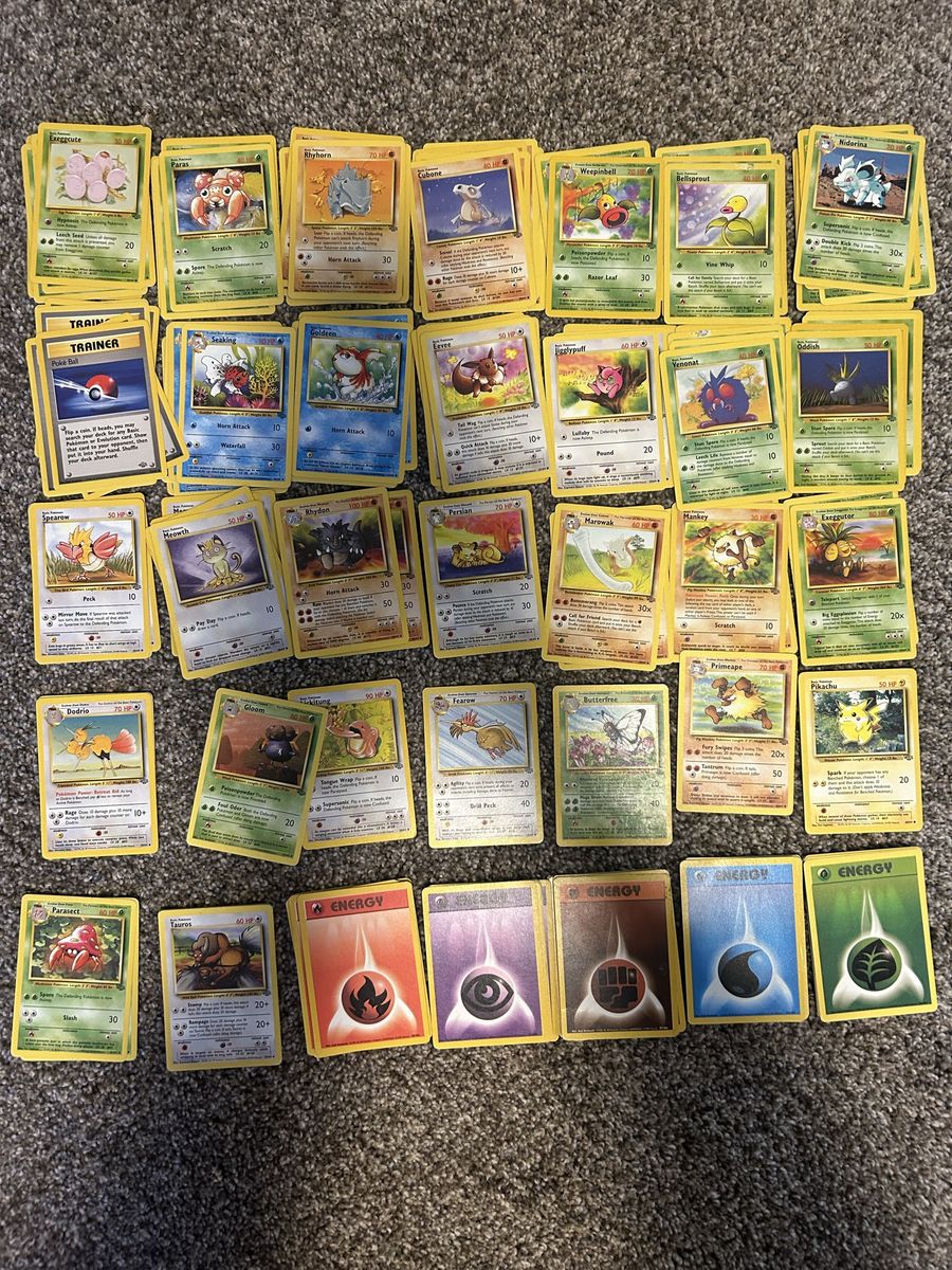 138 Vintage Jungle Pokemon Cards!