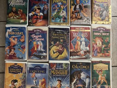 VHS Disney Tapes