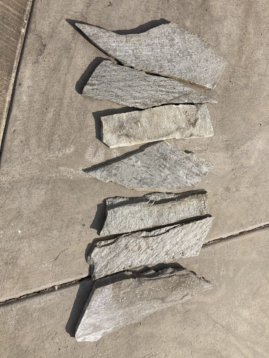 7 quarts flagstone pavers silver color