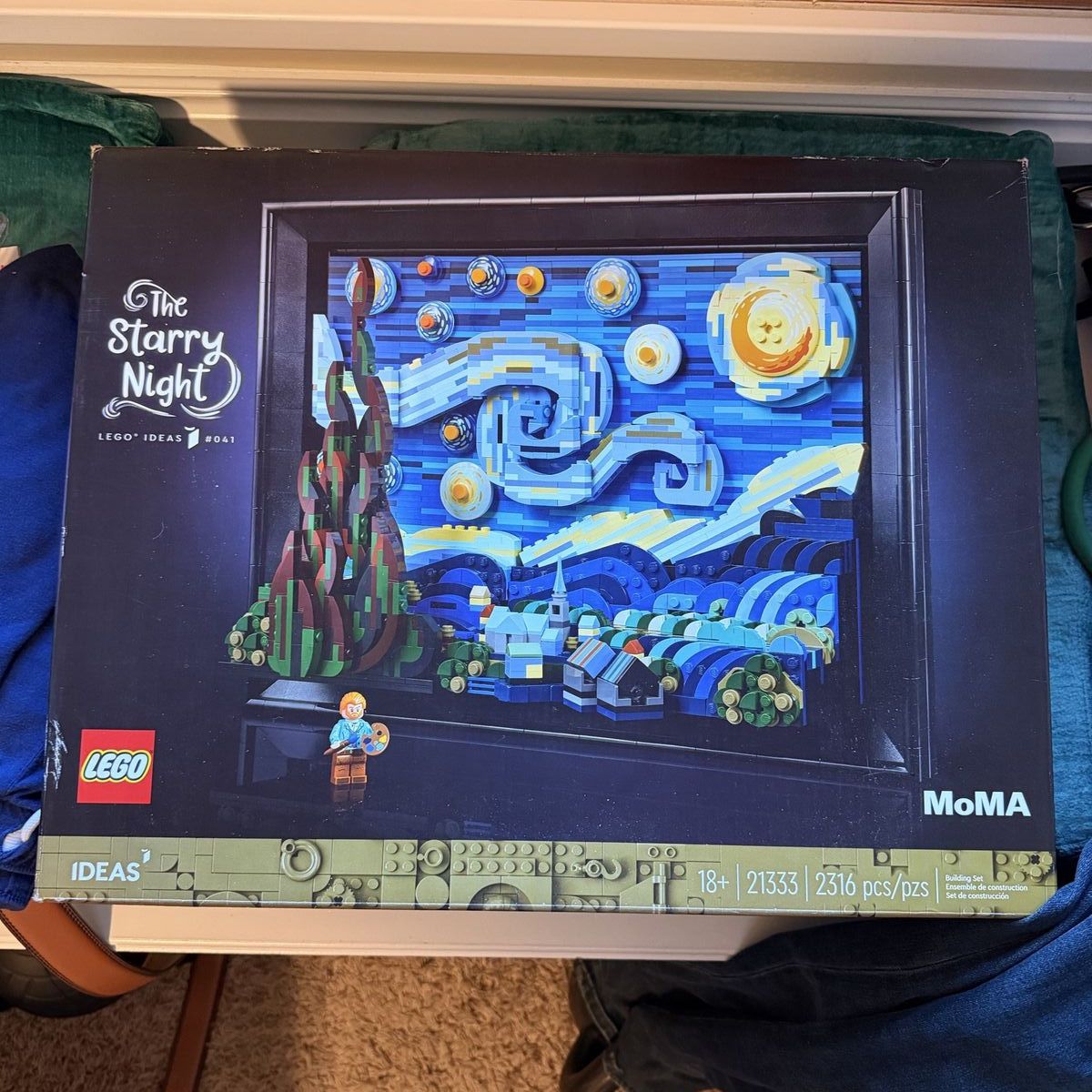 Lego Mona Lisa/ Starry Night.