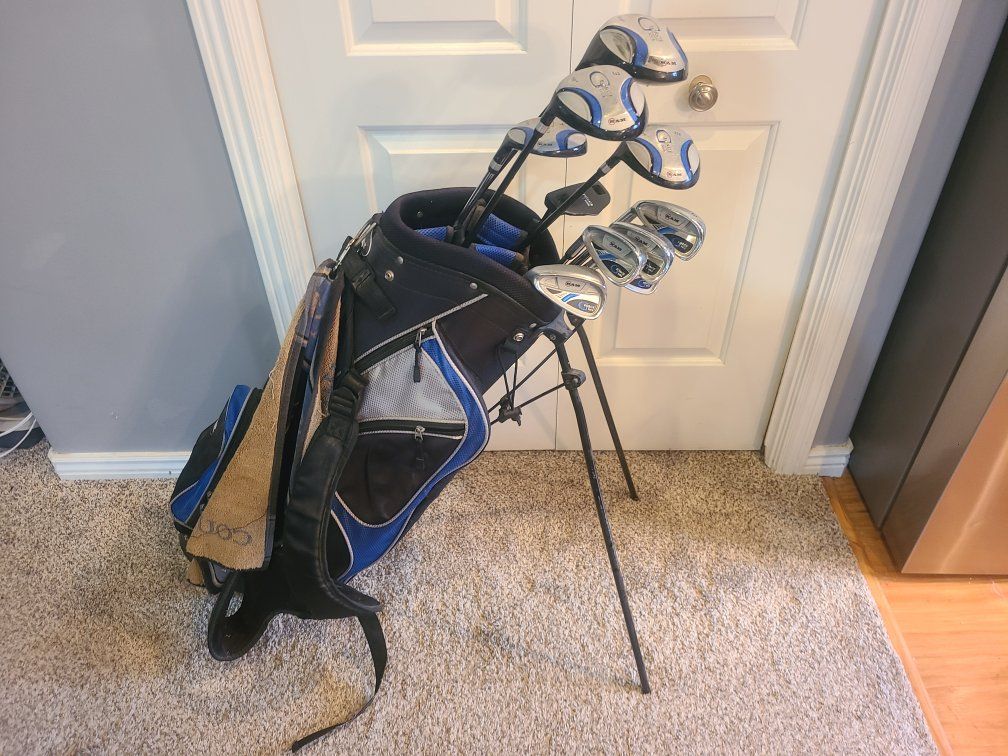 Lefty +1" tall Men's golf set