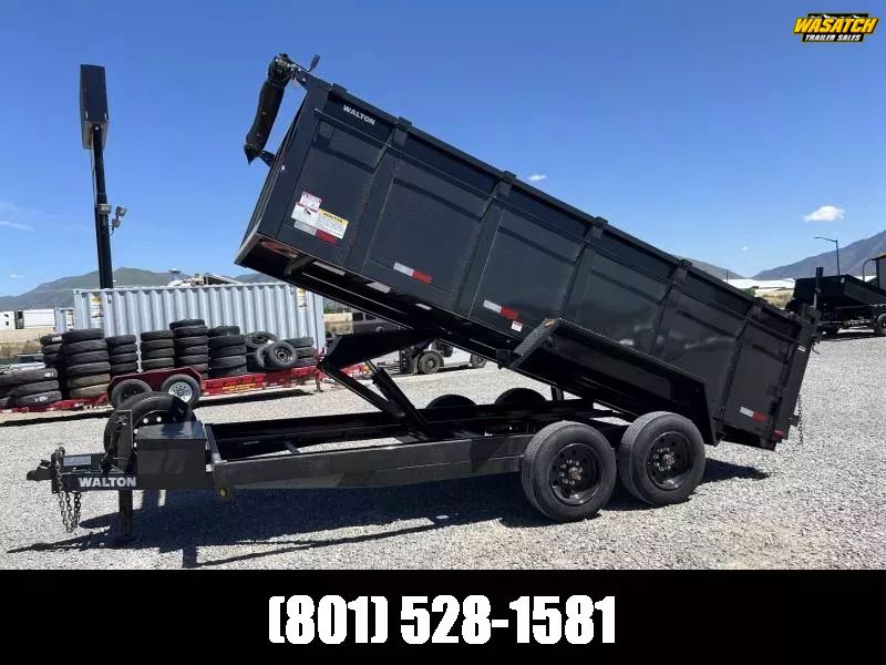 2025 Walton Trailers 7x14 Fold Down Side Scissor L