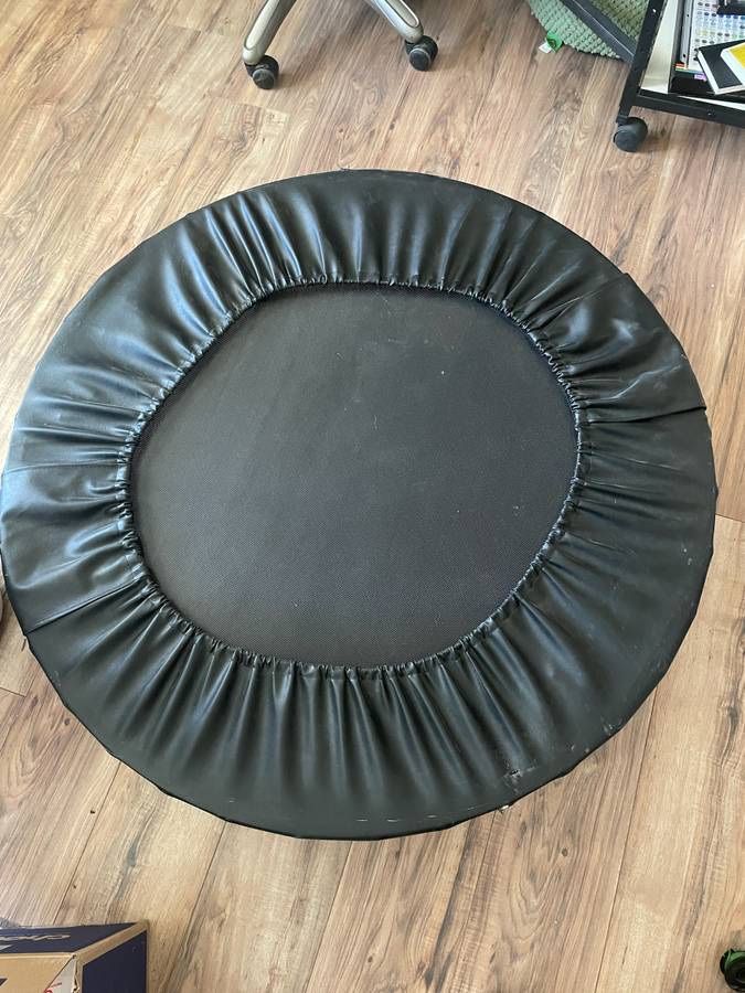 40" Mini Fitness Trampoline Rebounder, Portable Indoor Exercise Jump Mat