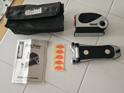 Bushnell PivotPoint Laser Level Model 82897 with Base Case and Manual