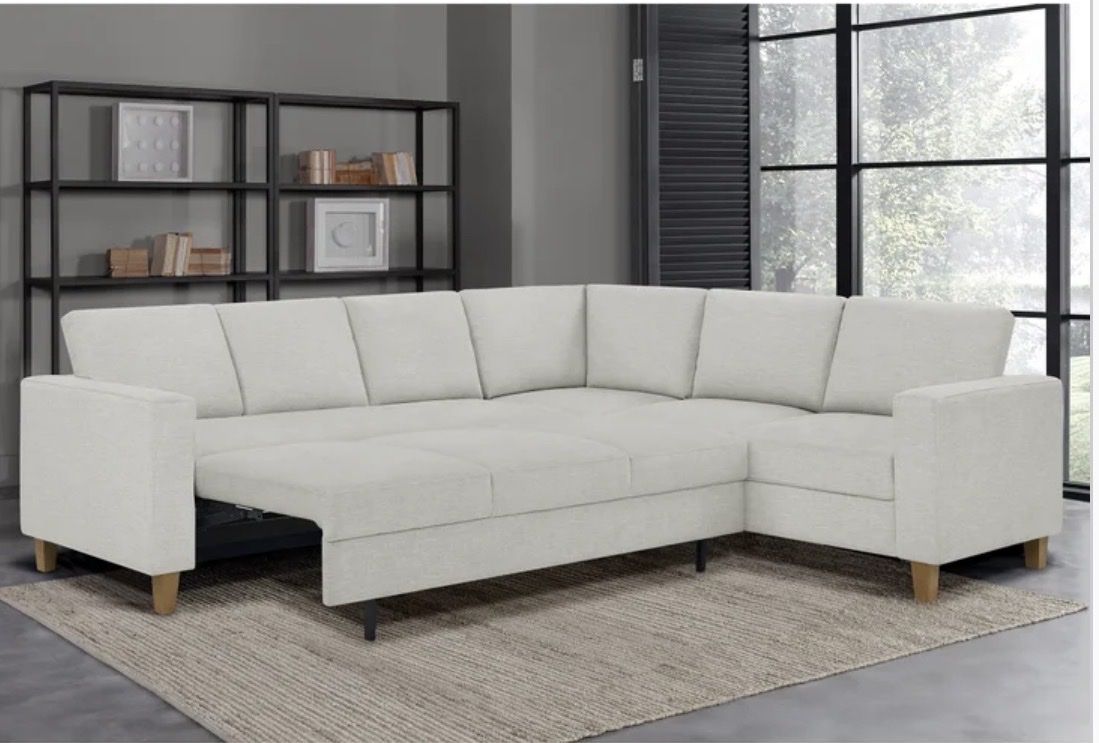 Sectional Sleeper Fabric Bed