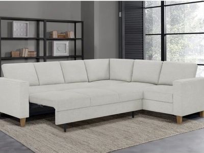 Sectional Sleeper Fabric Bed