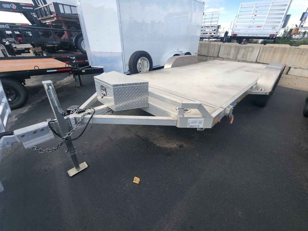 2023 Aluma USED 8216 (7X16) 7K Aluminum Utility Trailer