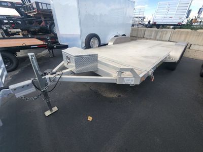 2023 Aluma USED 8216 (7X16) 7K Aluminum Utility Trailer
