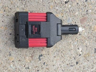 Unbranded 80 Watt Power Inverter 12V DC to AC Car Adapter