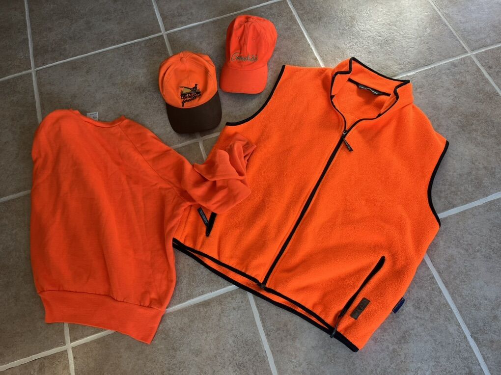 XXL Hunter orange hunting clothing $45 all