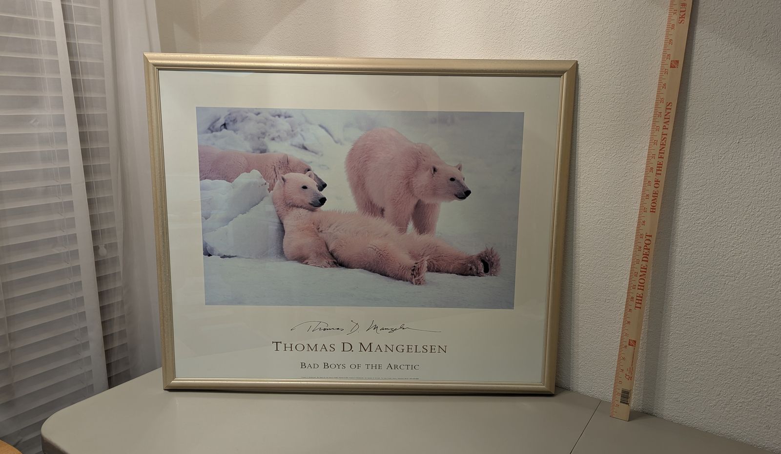 thomas d. mangelsen open poster edition "Bad Boys of the Arctic"   28" x 34"
