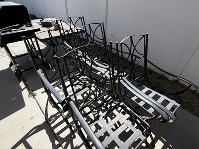Table and bbq