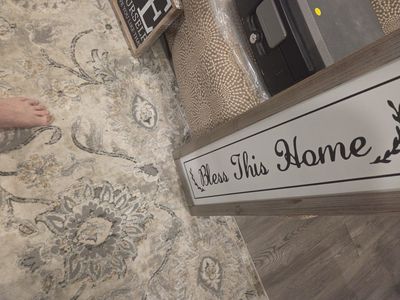Bless This Home Wooden Wall Art Sign Farmhouse Decor