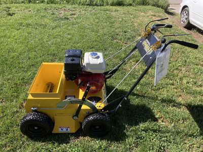 Like New Stinger SuperSeeder 2400 Slice Slit Seeder with Honda gx390 engine