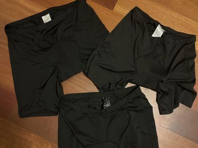 Mens Biker Shorts LINERS/INSERTS