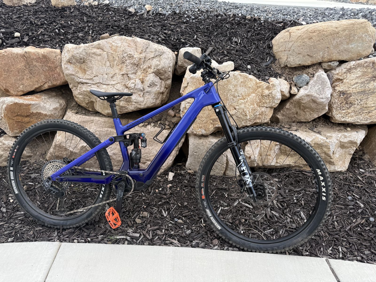 2024 Norco Fluid VLT C2 140 eMTB – Size 3 Purple – Like New, 30 Miles