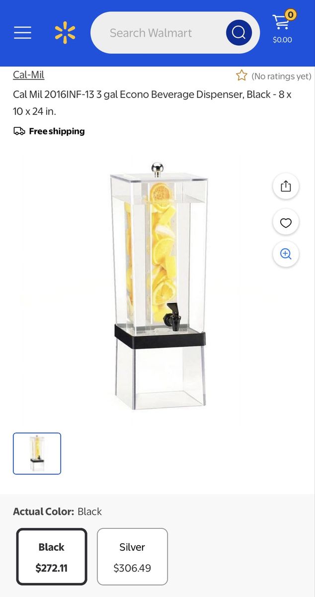 NEW! 3 gal Econo Beverage Dispenser
