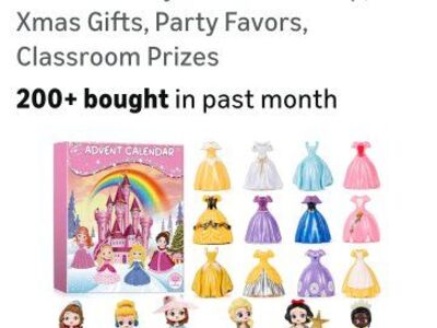 New in Box! Xmas Princess Advent Calendar