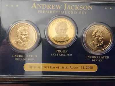 Presidential coin sets.