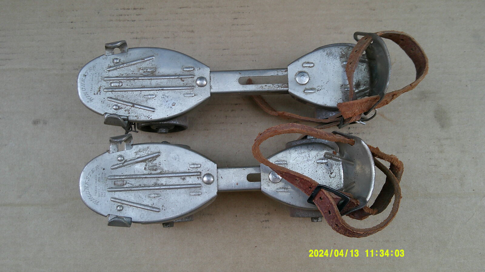 Winchester USA Clamp On Roller Skates & Key $25