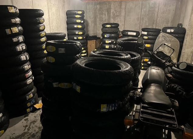 In LOGAN Assorted motorcycle enduro dual sport dirtbike tires