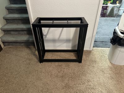 Dual Aquarium Stand for 20 Gallon Fish Tanks - Heavy Duty Steel with Leveling Feet