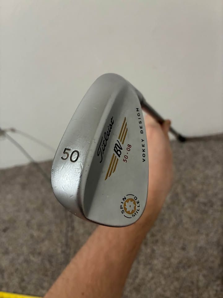 Titlest Vokey Tour Issue Spin Milled 50* Gap Wedge KBS Excellent Condition