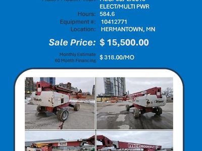 boom lift 60J Mec for sale 15.5K