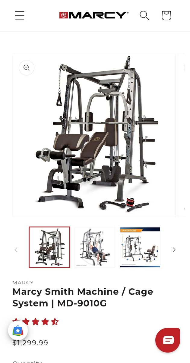 Marcy Smith Machine MD9010G total body home gym