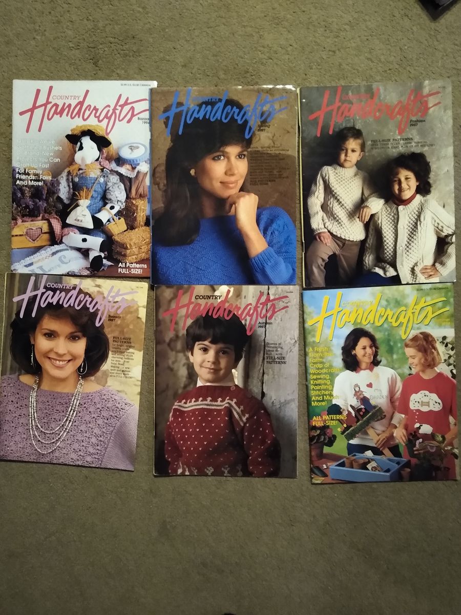 Country Handcrafts Magazines - Vintage