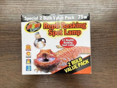 Reptile basking spot lamp, 75w